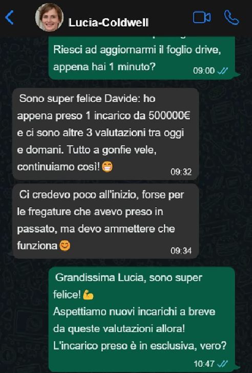 Testimonianza WhatsApp 2